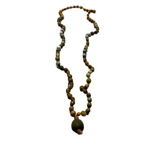 Handmade Seed Beaded Necklace
